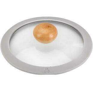 树可 硅胶圈钢化玻璃锅盖家用小奶锅单盖透明通用圆形盖子锅配件