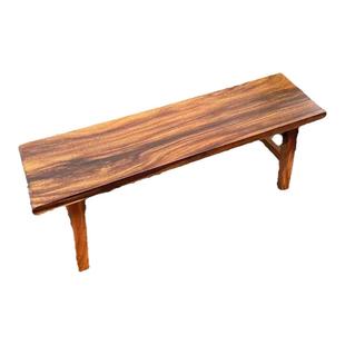 奥坎实木长条凳南美胡桃木板凳家用换鞋凳中式练功凳红木凳茶桌凳