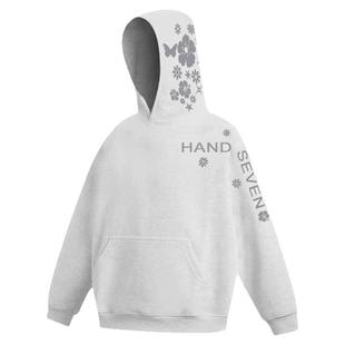 HandSeven帽子花卉刺绣重磅连帽卫衣潮流宽松休闲帽衫上衣ins风