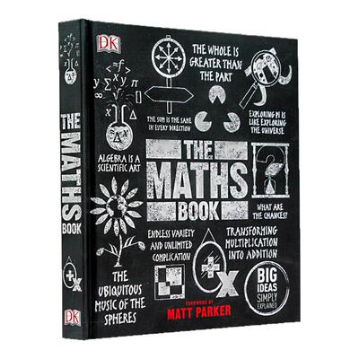 DK人类的思想百科丛书 数学百科 The Maths Book: Big Ideas Simply Explained 英文原版 图解科普数学发展历史人工智能