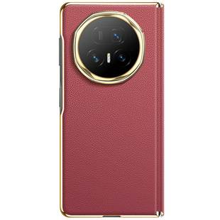 适用荣耀magicv5手机壳磁吸新款折叠屏中轴保护套v5镜头全包防摔honor真皮前壳超薄外壳男高级感回弹翻盖外壳