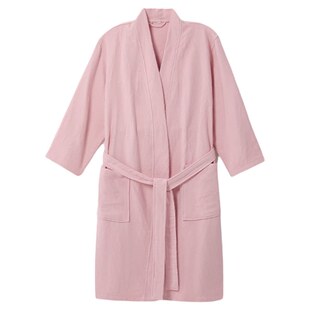 洁丽雅纯棉浴袍女吸水速干四季通用抗菌酒店洗完澡穿的全棉浴衣男