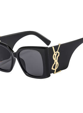 杨树林rose同款方形宽边墨镜