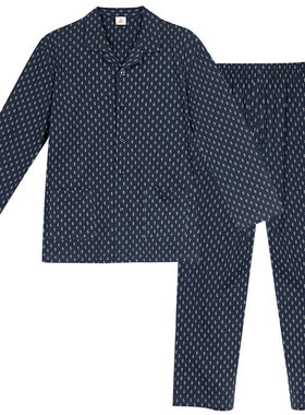 铜牛新款开襟nj023家居服套装