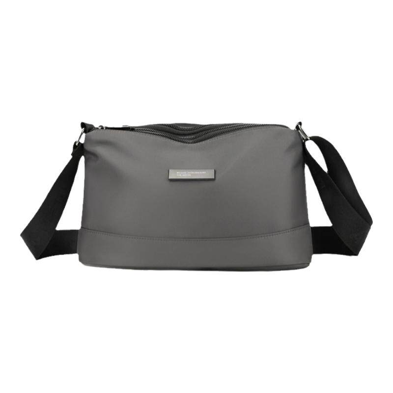 2026高颜值5拉链6袋牛津布青年男开车单肩斜挎小方票据伞逛街小包