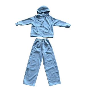 女童套装秋装2026新款儿童洋气运动衣服大童宽松休闲卫裤两件套