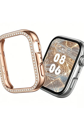 适用于华为fit4保护壳表带Watch FIT4Pro满天星璀璨镶钻时尚女款保护套运动智能手环fit3创意高级感防摔配件4