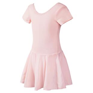 艾舞戈北舞英皇考级服儿童舞蹈服练功服带内衬女童夏季芭蕾舞裙子