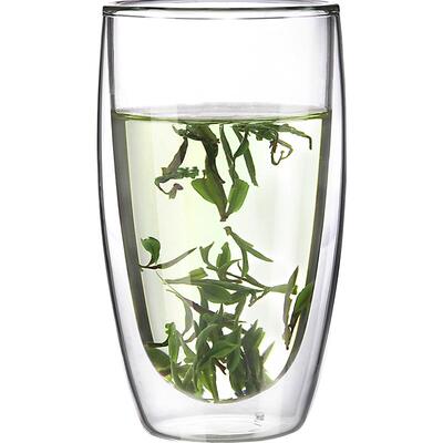 雅集双层加厚透明咖啡杯