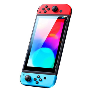柠乐适用任天堂Switch2钢化膜SwitchOLED游戏机第二代Switchlite屏幕保护膜oled续航版lite全屏防指纹屏保贴