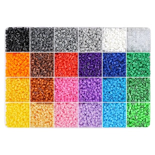 拼豆豆手工diy材料包全套立体融合COCO套装拼图熨烫纸6黑白补充包