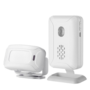 超市看店红外线感应器分体式迎宾器语音商铺门铃进门你好欢迎光临