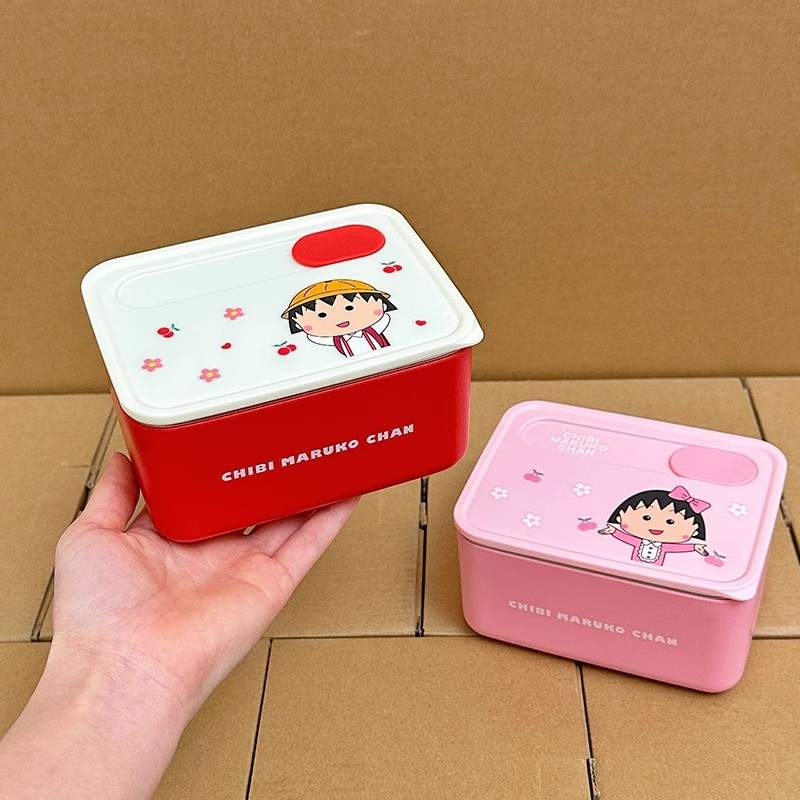 樱桃小丸子饭盒上班族2025新款微波炉加热便当盒小学生带饭保鲜盒