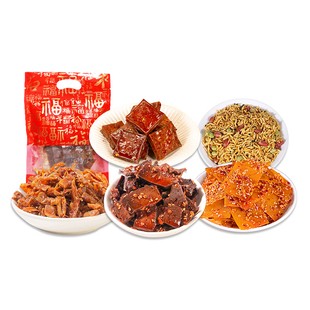 田良君猪肝肠皮卤百页豆制品炒米散称独立小包装休闲办公零食平江