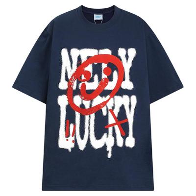 重磅纯棉短袖小尼力夏季青少年