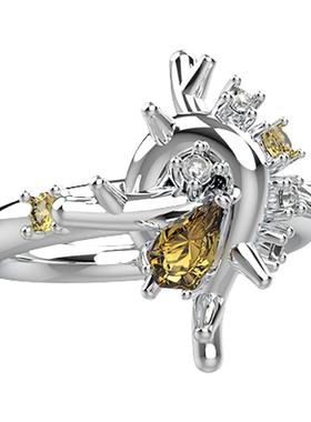 INIZIOS925银荆棘十字戒指