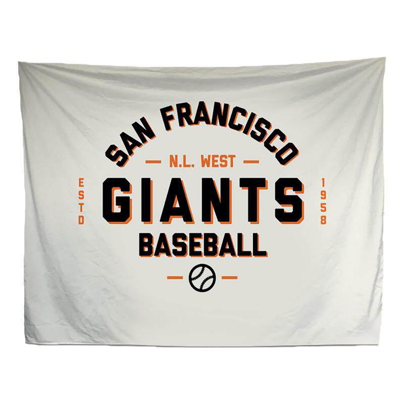 mlb棒球运动球队标志出租屋挂布
