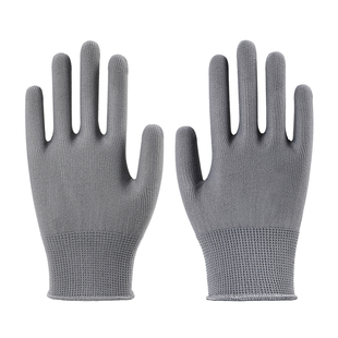 劳保手套尼龙薄款透气工作耐磨防滑防晒干活打包分拣夏季骑行男女