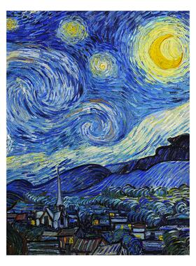 梵高装饰画世界名画星空客厅挂画