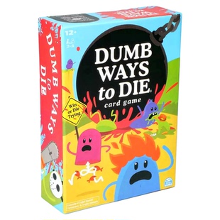 Dumb Ways to Die愚蠢的死法中英文桌游卡牌扑克牌休闲聚会游戏牌