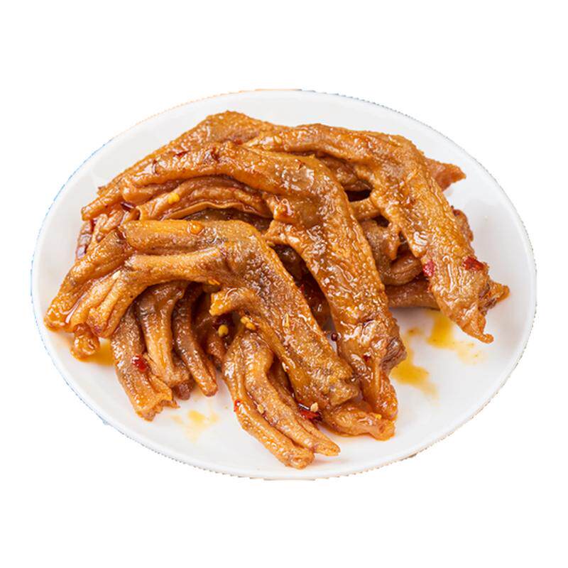 小民酱鸭正宗湖南特产大鸭爪鸭掌鸭脚下酒菜开袋即食袋装特产零食