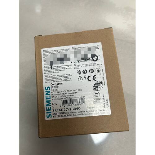 溢价-接触器 3RT6027-1BB40 未使用过，