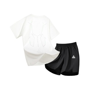 匹克童装男童速干套装2026新款儿童羽毛球训练服青少年运动短袖薄