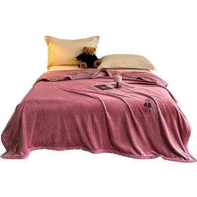 TeenieWeenie保暖午睡金貂绒毛毯