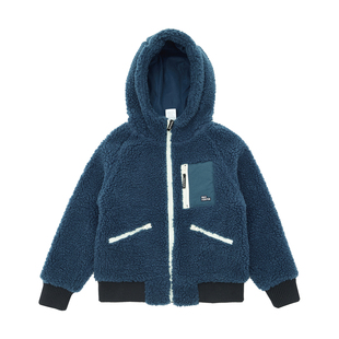 MAXforFUN童装25秋冬儿童羊羔绒外套夹克保暖柔软加厚冬季男女童