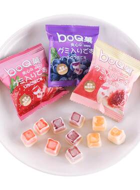 龙客boQ菓奶昔多口味夹心软糖