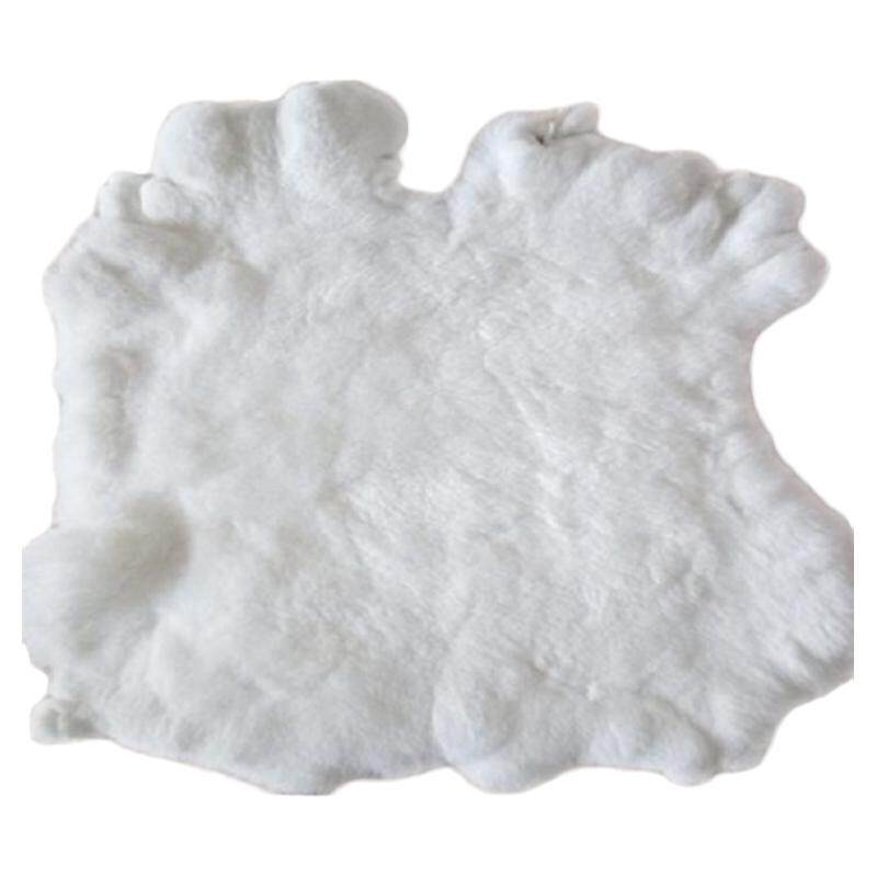 厂家直销皮毛一体diy整张獭兔毛料整皮服装diy原料护膝护腰手扶箱