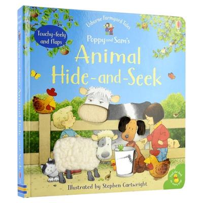 幼儿触摸纸板书农场动物找找乐