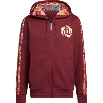 Adidas/阿迪达斯正品罗斯男子新年款篮球运动连帽外套HD7932