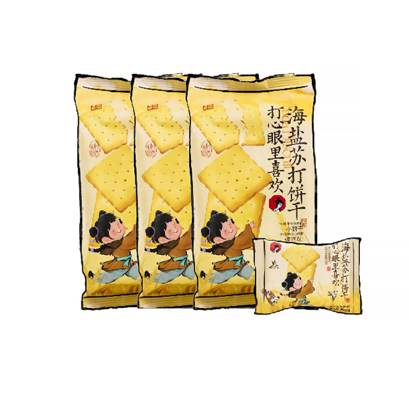 茶颜悦色海盐苏打饼干独立包装
