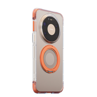 简物说适用华为mate80promax手机壳80pro磁吸新款Mate80气囊保护套支架mate80pro透明外壳高级感简约硅胶防摔