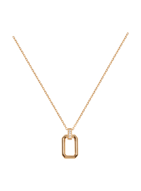 ULINE925纯银镀金项链毛衣链颈链