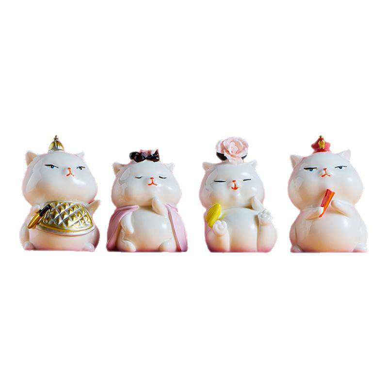 不东 宫廷猫国潮风摆件桌面装饰家居创意潮流节日送女友礼物