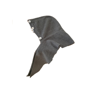 卡其巴拉克拉帽女生冬季新款韩版氛围感保暖护耳针织帽子围巾一体