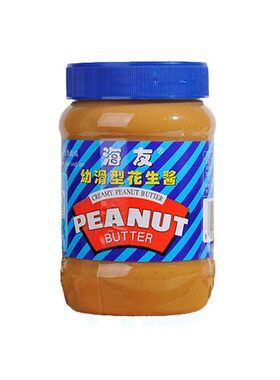 青食花生酱三明治吐司面包涂抹酱