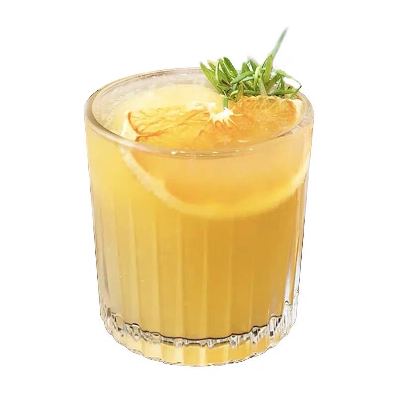ins风网红奶茶店玻璃杯