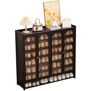 鞋柜家用门口入户鞋架子多层室内好看出租房玄关置物简易带门收纳