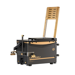 连球钓箱L8轨道滑轮靠背款全套铝镁合金免安装多功能29升渔具收纳