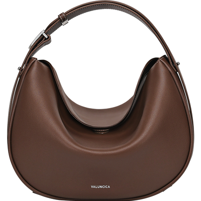 valuncica/华伦西亚揽月包新款牛皮斜挎月牙包复古通勤腋下包包女