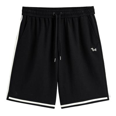 撞色宽松短裤休闲裤太平鸟男装