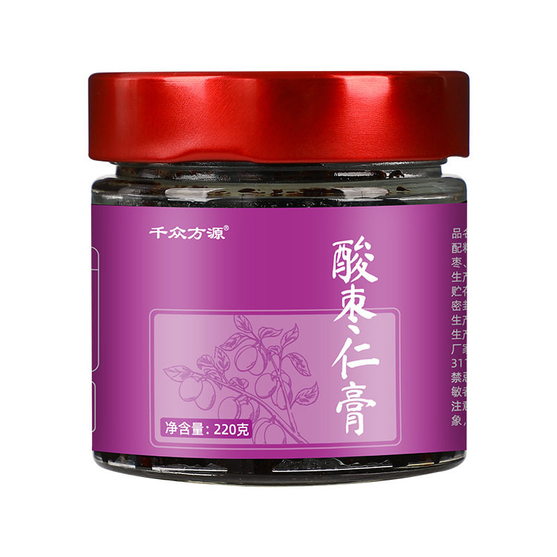 古法蒸制酸枣仁膏无糖0添加百合茯苓养生膏安神助眠药食同源食材