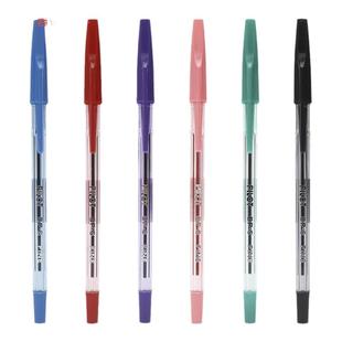 日本PILOT百乐啄木鸟圆珠笔BP-S-F经典0.7mm透明杆拔帽油笔学生办公专用官方旗舰店原子笔顺滑中油笔签字笔