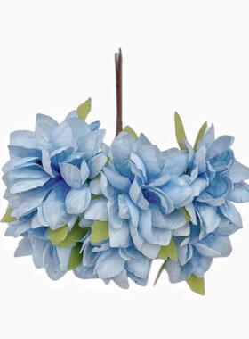 北欧假花diy仿真花手工材料辅料 森系绢花胸花配饰 迷你绣球 菊