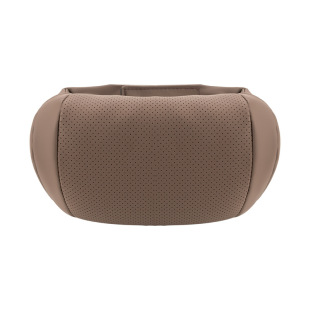 汽车头枕腰靠抱枕护颈高端商务透气真皮四季通用车载头枕护颈枕