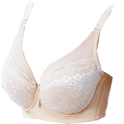 大码调整型蕾丝边内衣专柜新品