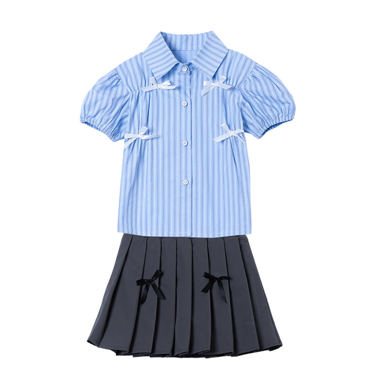 六一儿童表演服夏季新款小学生校服班服幼儿园园服学院风演出服潮
